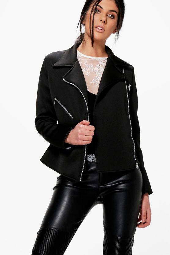 Evelyn Structured Biker Jacket